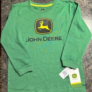 John Deere Youth Green Long Sleeve Shirt